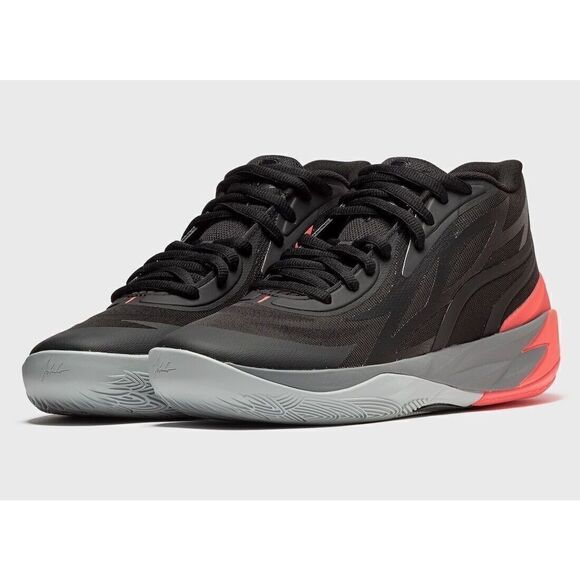 Puma LaMelo Ball MB.02 378287-01 Men\'s Black/Sunset Glow Basketball Shoe Size 13 main image 6